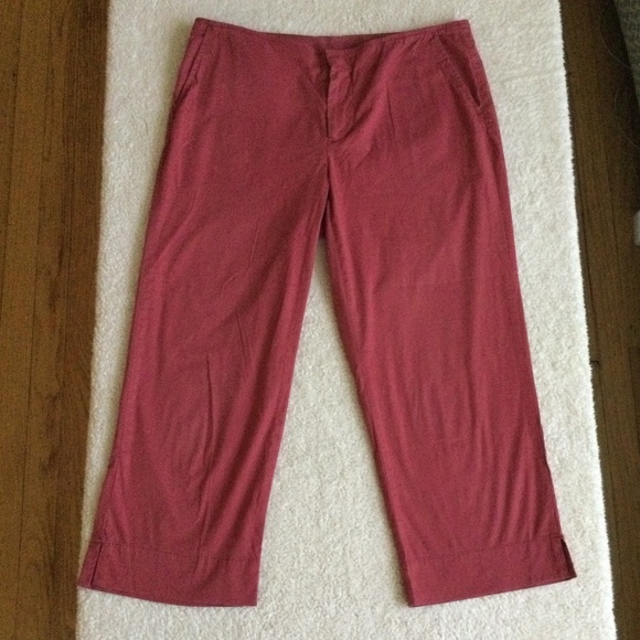 Vintage Y2K American Eagle Red Capri Pants - Sz 4 - Picture 6 of 12